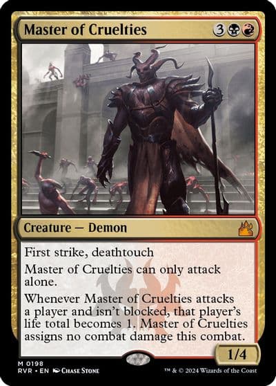 Master of Cruelties Ravnica Remastered Magic card
