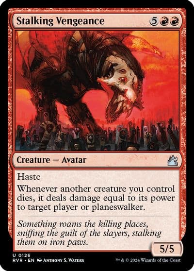 Stalking Vengeance Ravnica Remastered Magic card