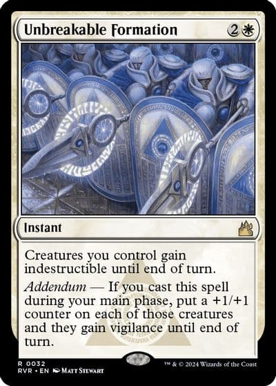 Unbreakable Formation Ravnica Remastered Magic card