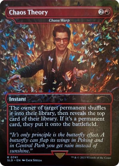 Chaos Theory Chaos Warp Secret Lair Drop Series Magic card