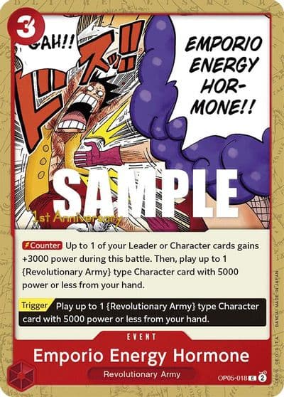 Emporio Energy Hormone Awakening of the New Era: 1st Anniversary Tournament Cards One Piece card