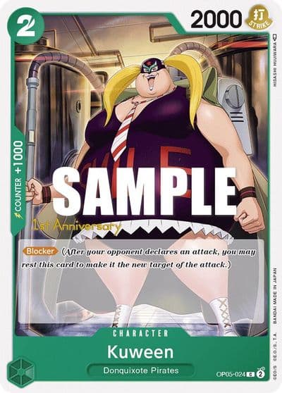 Kuween Awakening of the New Era: 1st Anniversary Tournament Cards One Piece card