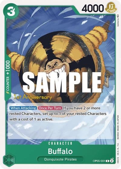 Buffalo Awakening of the New Era: 1st Anniversary Tournament Cards One Piece card