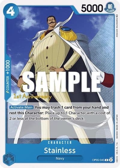 Stainless Awakening of the New Era: 1st Anniversary Tournament Cards One Piece card