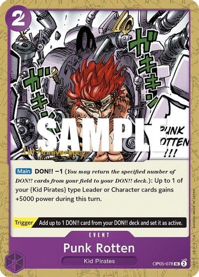 Punk Rotten Awakening of the New Era: 1st Anniversary Tournament Cards One Piece card