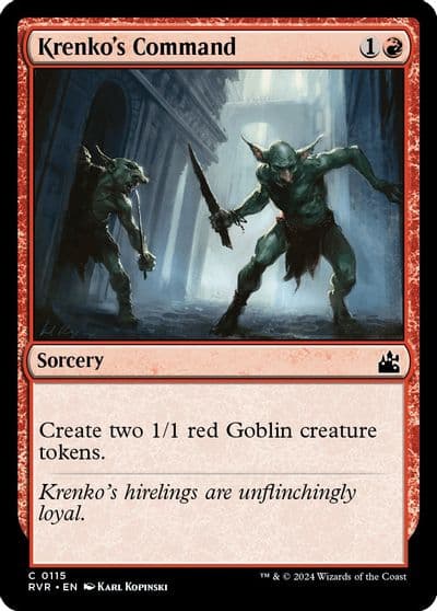 Krenkos Command Ravnica Remastered Magic card