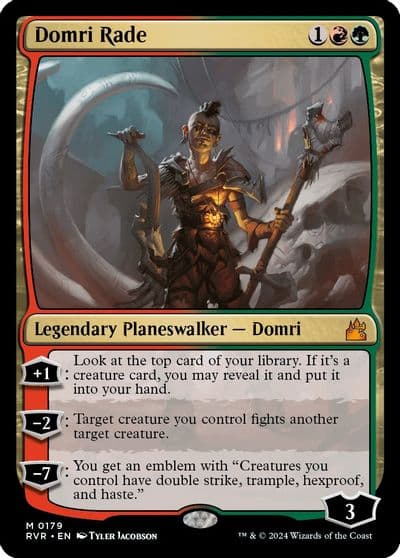 Domri Rade Ravnica Remastered Magic card