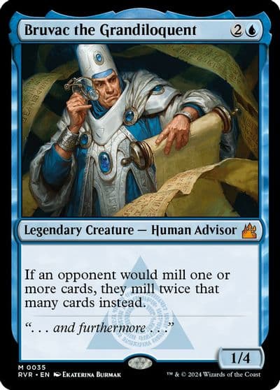 Bruvac the Grandiloquent Ravnica Remastered Magic card