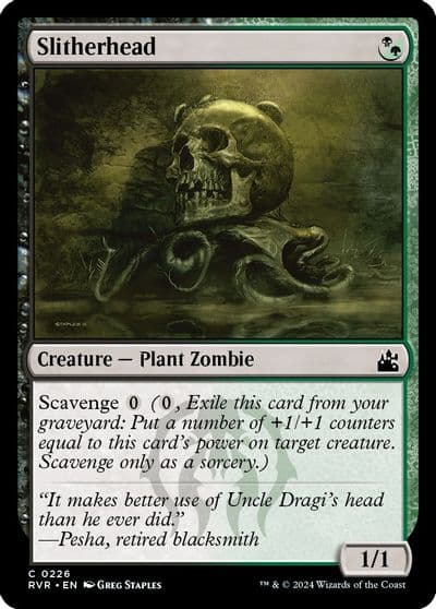 Slitherhead Ravnica Remastered Magic card
