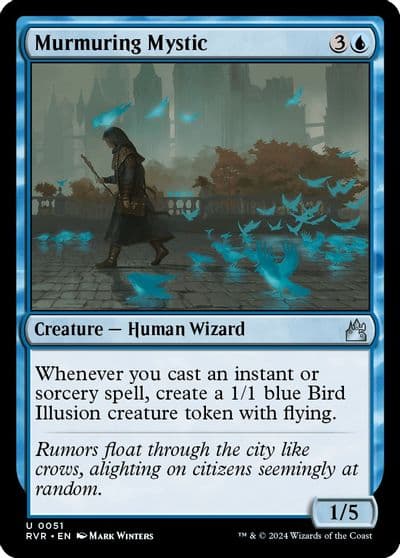 Murmuring Mystic Ravnica Remastered Magic card