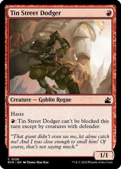 Tin Street Dodger Ravnica Remastered Magic card