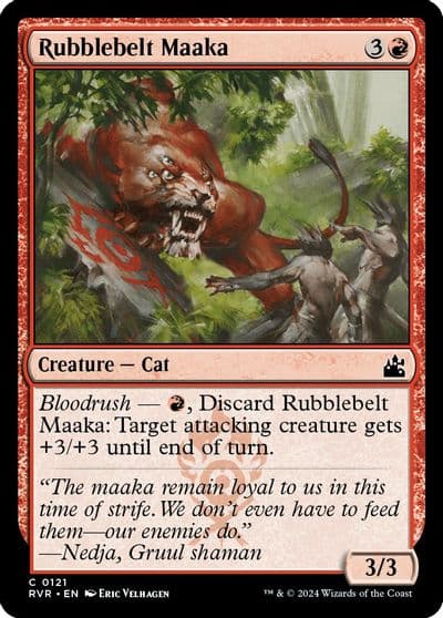 Rubblebelt Maaka Ravnica Remastered Magic card