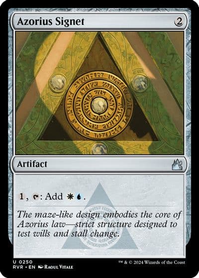 Azorius Signet Ravnica Remastered Magic card