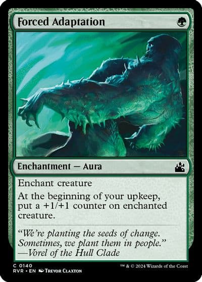 Forced Adaptation Ravnica Remastered Magic card