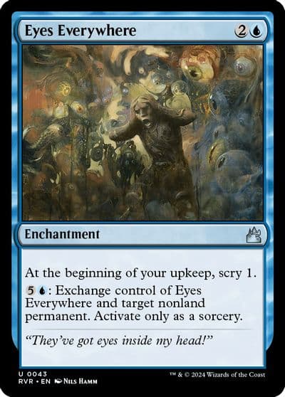 Eyes Everywhere Ravnica Remastered Magic card