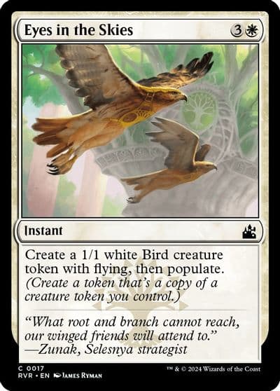 Eyes in the Skies Ravnica Remastered Magic card
