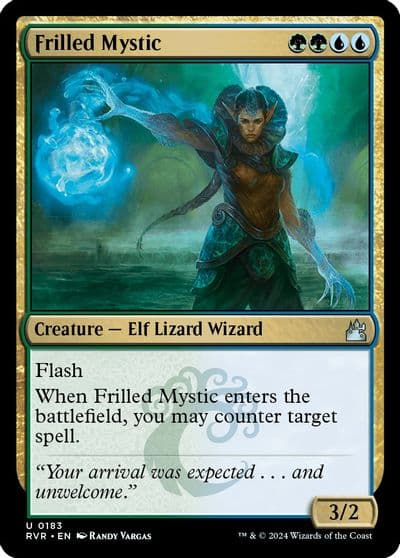 Frilled Mystic Ravnica Remastered Magic card