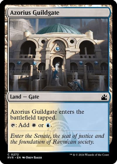 Azorius Guildgate Ravnica Remastered Magic card