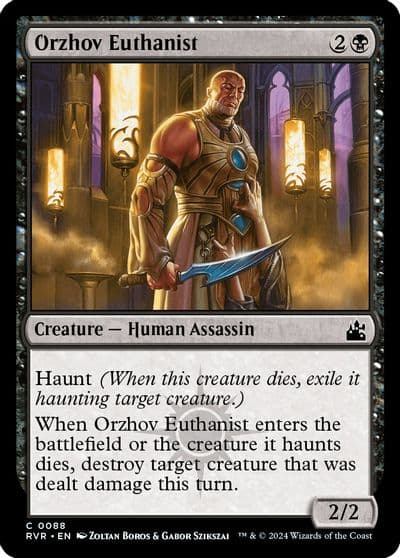 Orzhov Euthanist Ravnica Remastered Magic card
