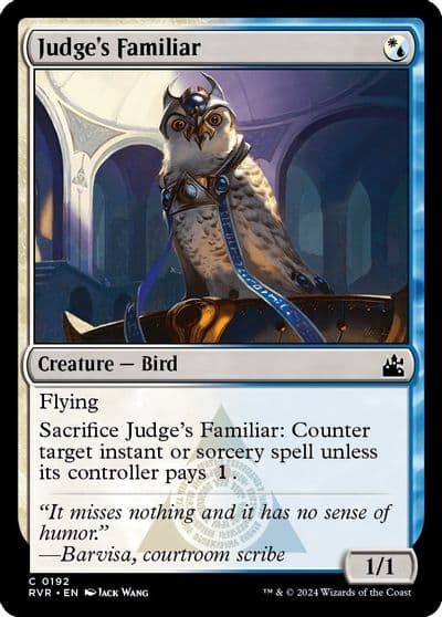 Judges Familiar Ravnica Remastered Magic card