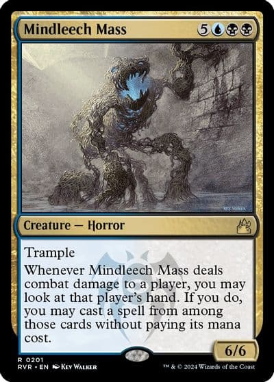 Mindleech Mass Ravnica Remastered Magic card