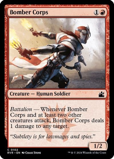 Bomber Corps Ravnica Remastered Magic card