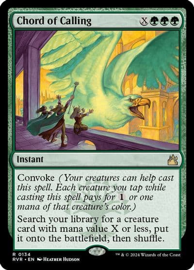 Chord of Calling Ravnica Remastered Magic card