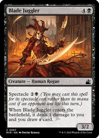 Blade Juggler Ravnica Remastered Magic card