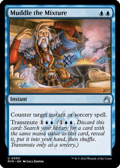 Muddle the Mixture Ravnica Remastered Magic card