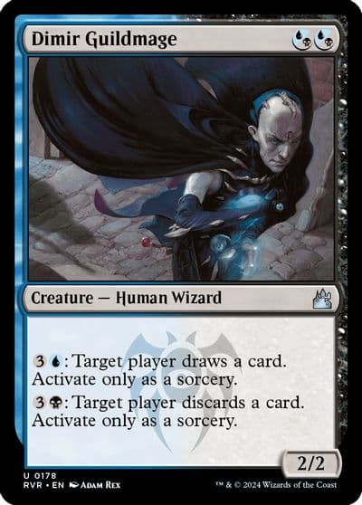 Dimir Guildmage Ravnica Remastered Magic card