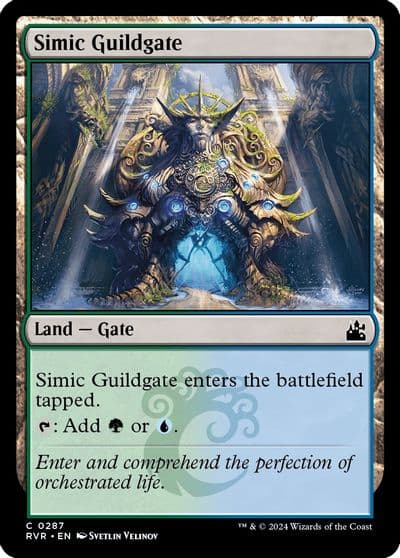 Simic Guildgate Ravnica Remastered Magic card