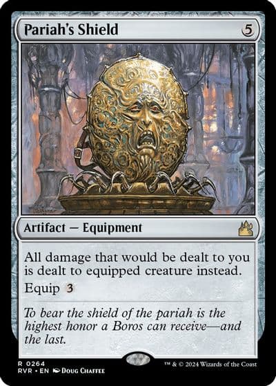 Pariahs Shield Ravnica Remastered Magic card