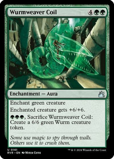 Wurmweaver Coil Ravnica Remastered Magic card