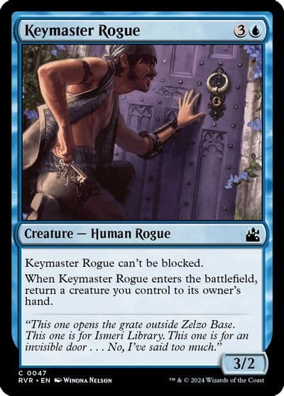 Keymaster Rogue Ravnica Remastered Magic card