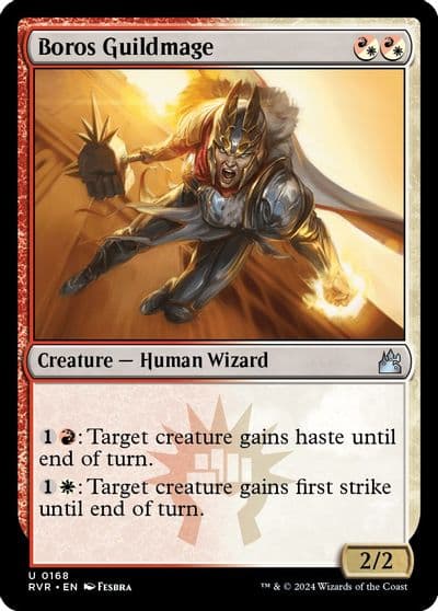 Boros Guildmage Ravnica Remastered Magic card