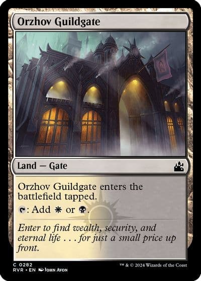 Orzhov Guildgate Ravnica Remastered Magic card