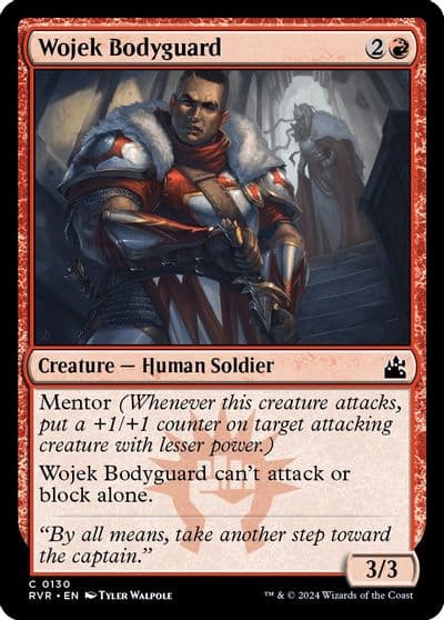 Wojek Bodyguard Ravnica Remastered Magic card