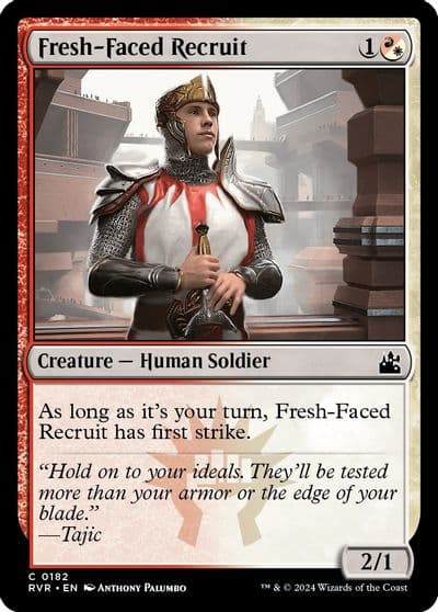 Fresh Faced Recruit Ravnica Remastered Magic card