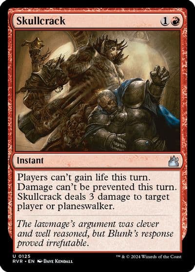 Skullcrack Ravnica Remastered Magic card