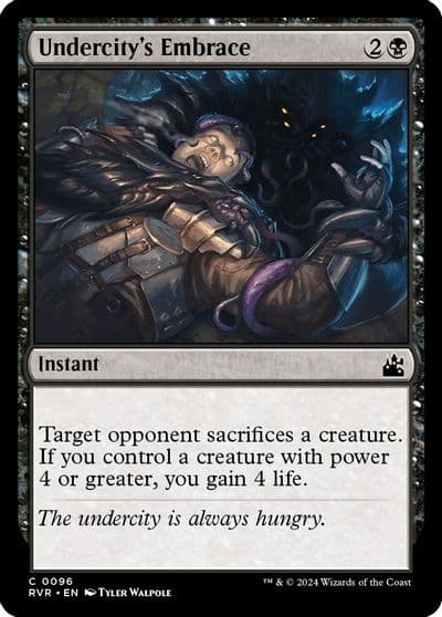 Undercitys Embrace Ravnica Remastered Magic card