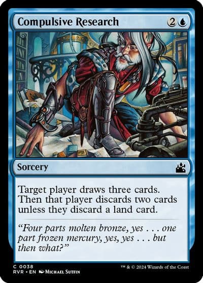 Compulsive Research Ravnica Remastered Magic card