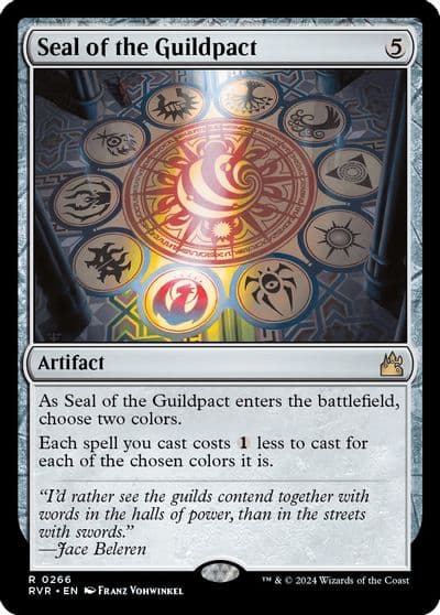 Seal of the Guildpact Ravnica Remastered Magic card