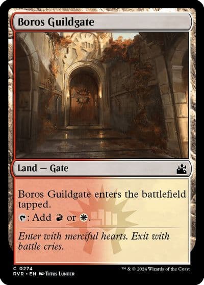Boros Guildgate Ravnica Remastered Magic card