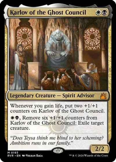 Karlov of the Ghost Council Ravnica Remastered Magic card