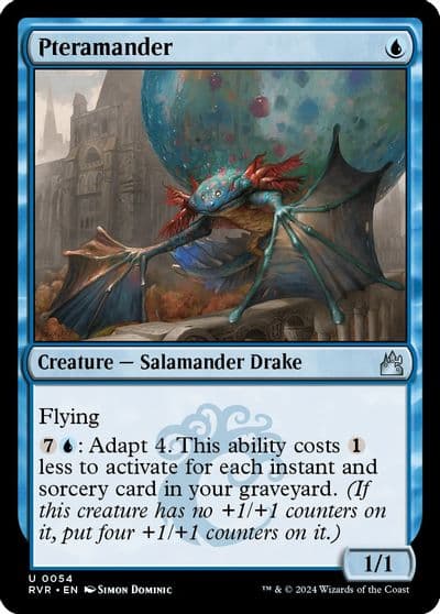 Pteramander Ravnica Remastered Magic card
