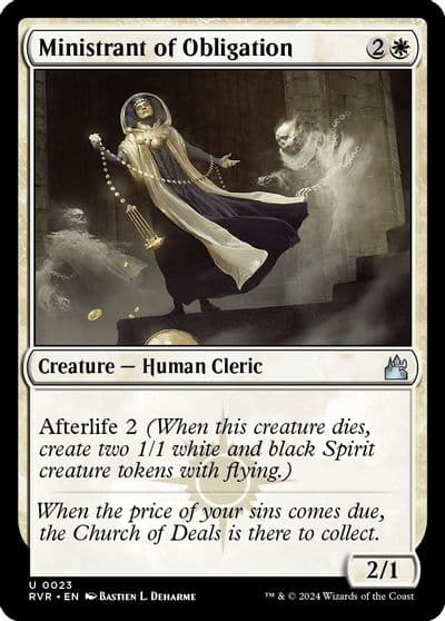 Ministrant of Obligation Ravnica Remastered Magic card