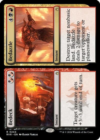 Bedeck Bedazzle Ravnica Remastered Magic card