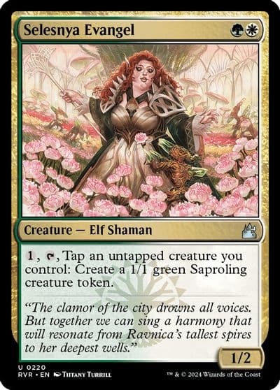Selesnya Evangel Ravnica Remastered Magic card