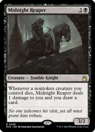 Midnight Reaper Ravnica Remastered Magic card