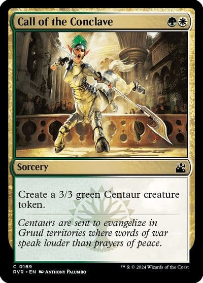 Call of the Conclave Ravnica Remastered Magic card
